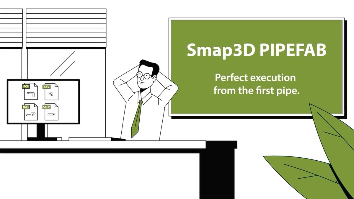 Smap3D PIPEFAB: Solution for planning and controlling pipe fabrication