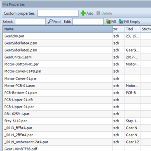 PartKeeper - Strumento di amministrazione per la modifica e l'aggiunta di proprietà, categorie e caratteristiche ai file CAD