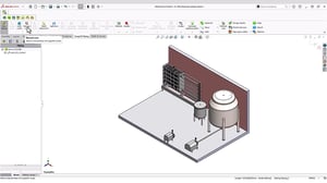 Smap3D Plant Design per sistemi di tubazioni igienici e asettici secondo le norme DIN 11851 e DIN 11864