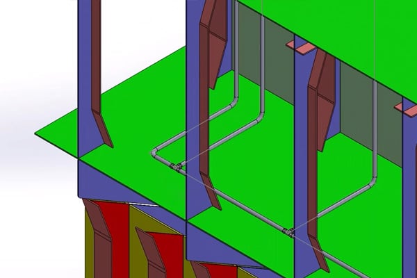 Smap3D Plant Design: Piping Design with SOLIDWORKS