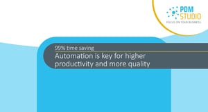 PDM Studio - Video auf the automation possibilities of routine tasks