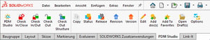 pdms_en_Screen Solidworks Funktionsleiste